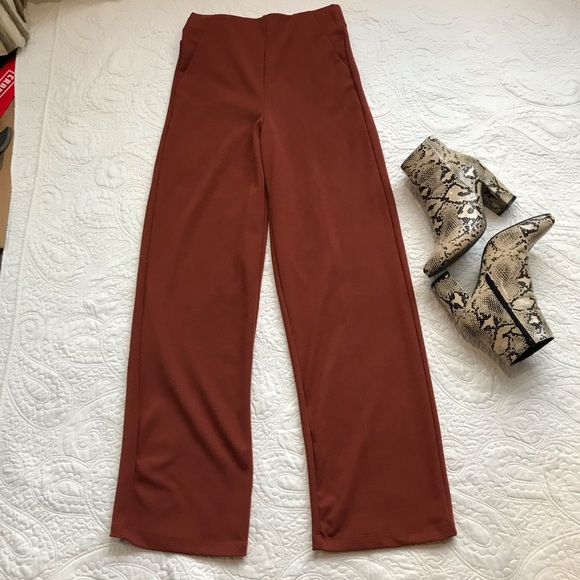 COPY - WIDE LEG PULL-ON PANT (NEW WITHOUT TAG) PAPRIKA - Picture 5 of 6